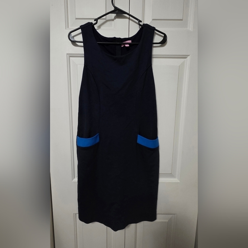 Lilly Pulitzer Allaine Shift Navy Women's Dress Size Small